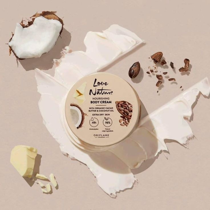 کرم بدن تغذیه کننده کره کاکائو و نارگیل لاونیچر اوریفلیم ۲۰۰ میل