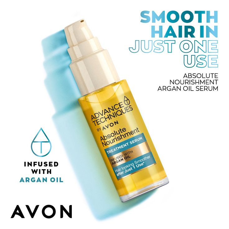 سرم مو روغن آرگان آون Advance techniquues by avon absolute nourishment