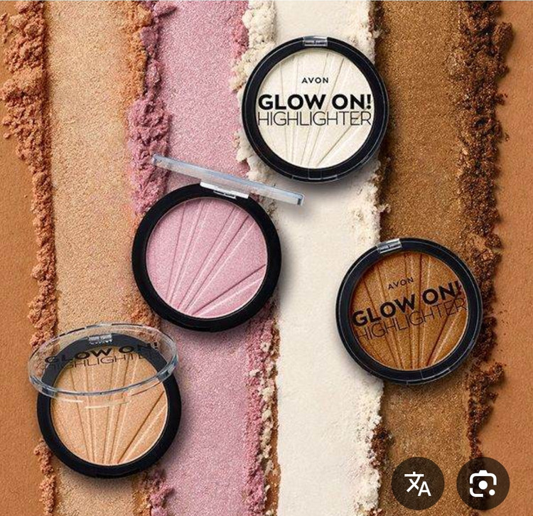 هایلایتر پودری طلایی فشرده GLOW ON! آون