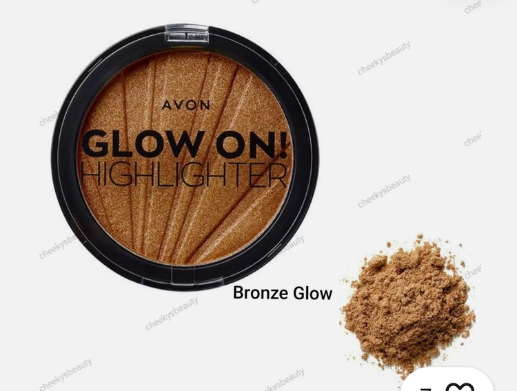 رژگونه و برنزر پودری برنز GOLDEN GLOW! آون