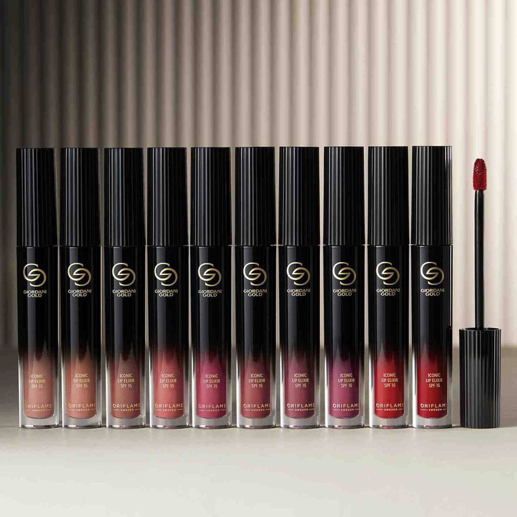 رژلب مایع مات الکسیر اوریفلیم به رنگ آتش کد 44829