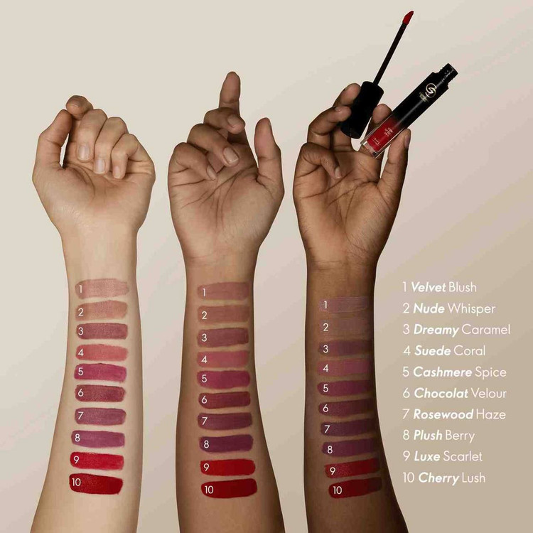 رژلب مایع مات الکسیر جوردانی گلد اوریفلیم رنگ توت بورگاندی کد 44828 apf15