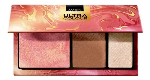 خرید پالت رژگونه و هایلایتر و برنزر سه در یک اولترا کالر آون در دلبیوتی