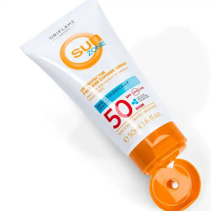 خری. ضد آفتاب سان زون محافظ uv و spf50 خرید آنلاین از دلبیوتی