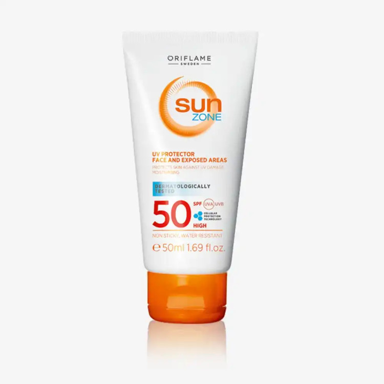 خرید ضد آفتاب سان زون محافظ uvو spf50 از دلبیوتی