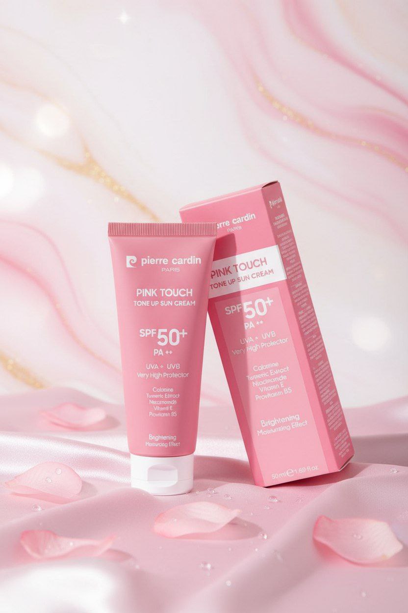 ضد آفتاب پینک تاچ ضد لک spf50 پیرکاردین  ۵۰ میل